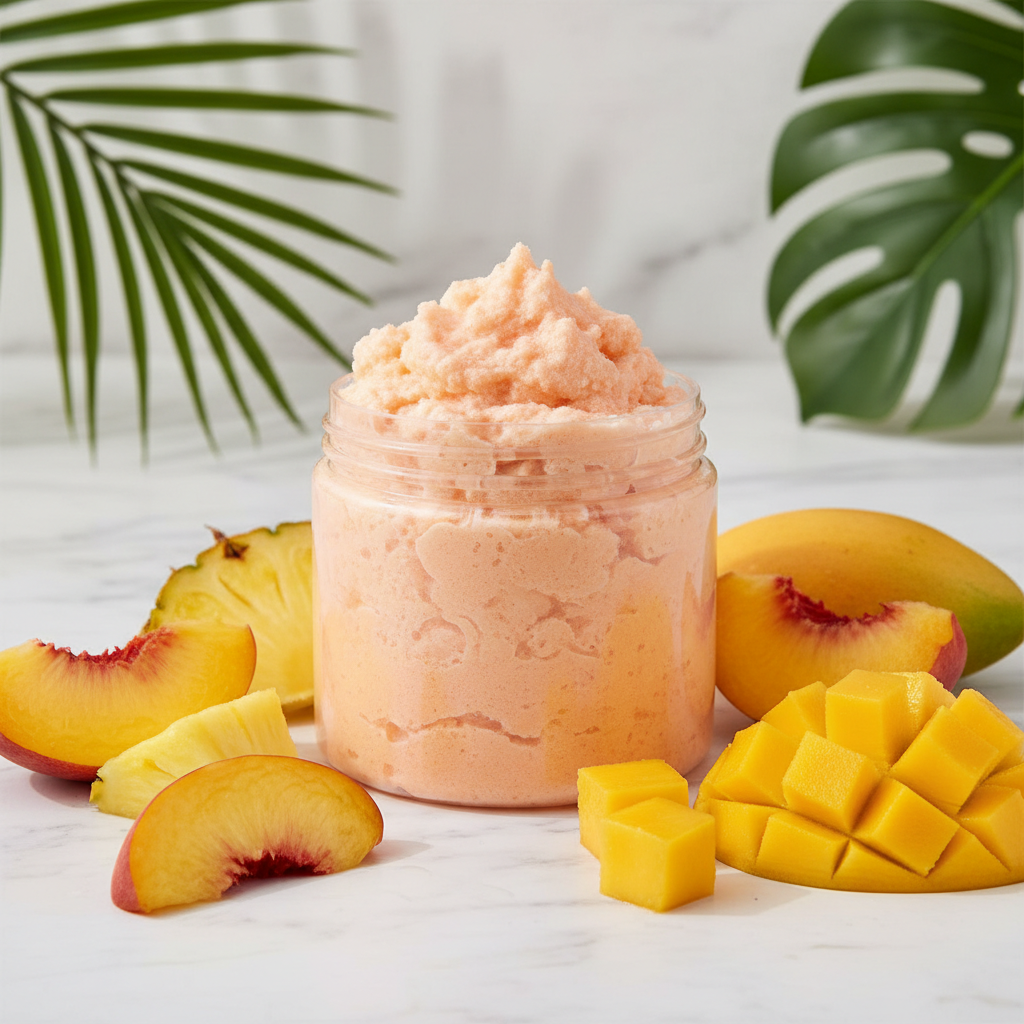 Peachy Pineapple Mango Sugar Scrub